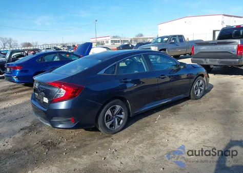 2019 Honda Civic Lx из США, поврежденный, VIN 2HGFC2F64KH574934